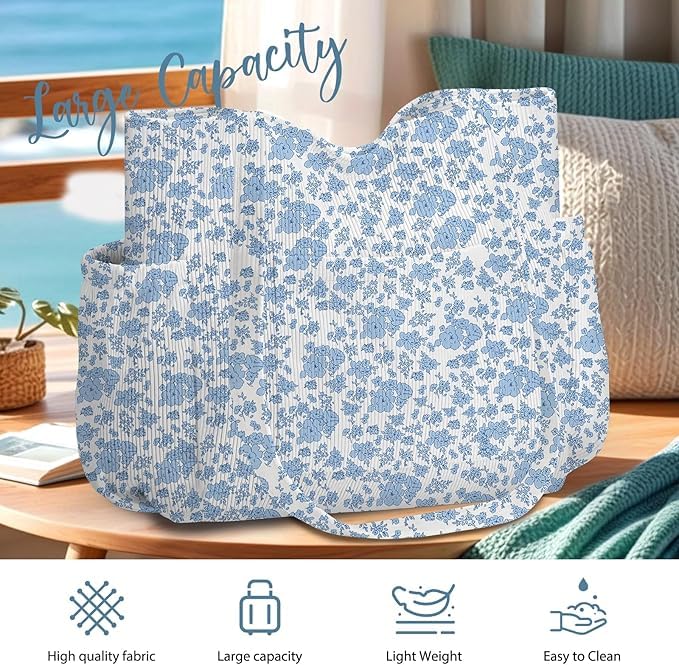 Bolso Tote de Pana para Mujer Grande con 6 Bolsillos miniatura 3