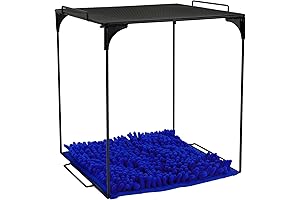 Locker Shelf Organizer Kit in Black and Blue