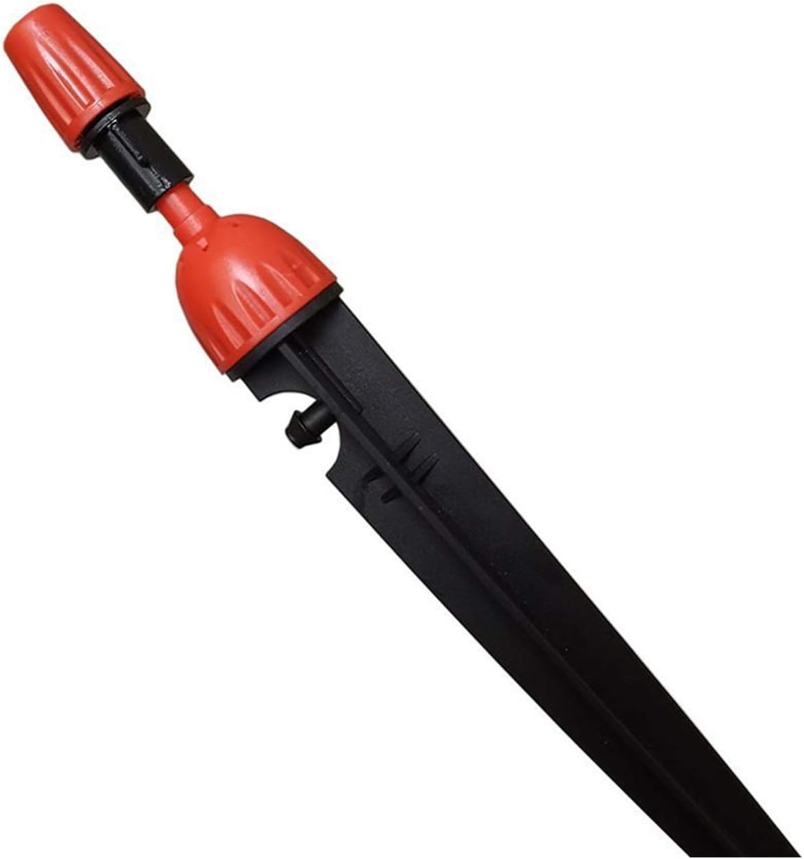 Gardening Irrigation Dripper 50Pcs Garden Socket Spray Dripper Adjustable Greenhouse Agricultural Irrigation System