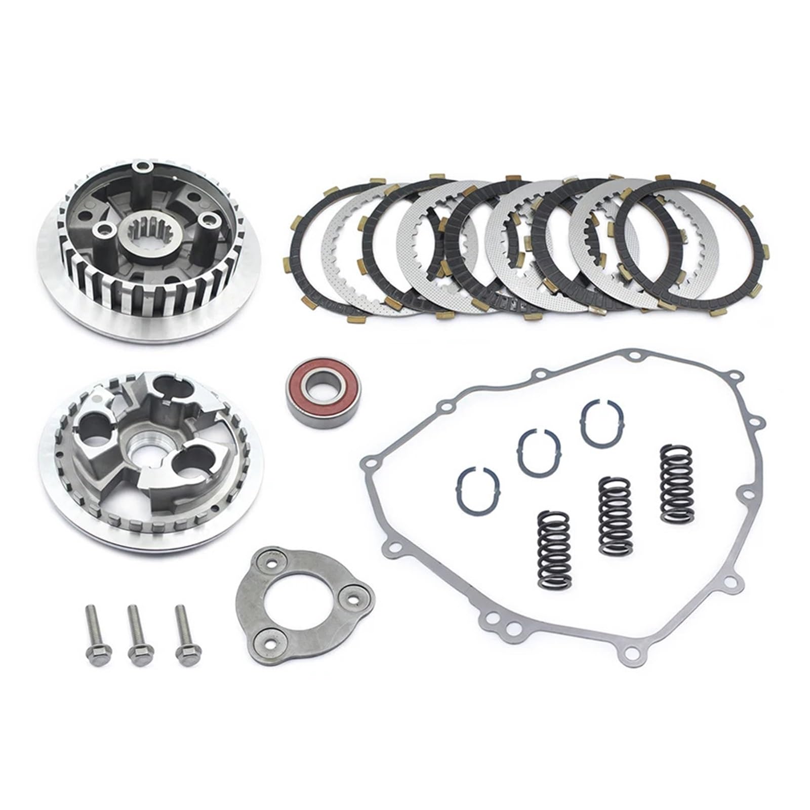 dzwon sprzęgła Do Kawasaki Z400 2019-2023 Do Ninja 400 2018-2024 | Zestaw uszczelek zewnętrznej tarczy dociskowej piasty środkowej sprzęgła