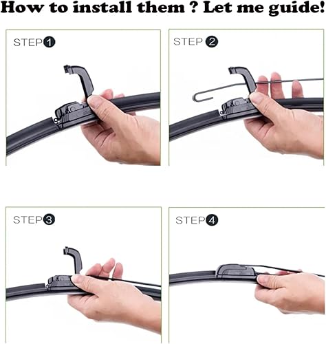 Miniatura 9 de Wiper Front Wiper Blades For Chevrolet Epica 2006-2011 Windshield Windscreen Clean Window Car Rain Brushes 22"+22"(Russian Federation)