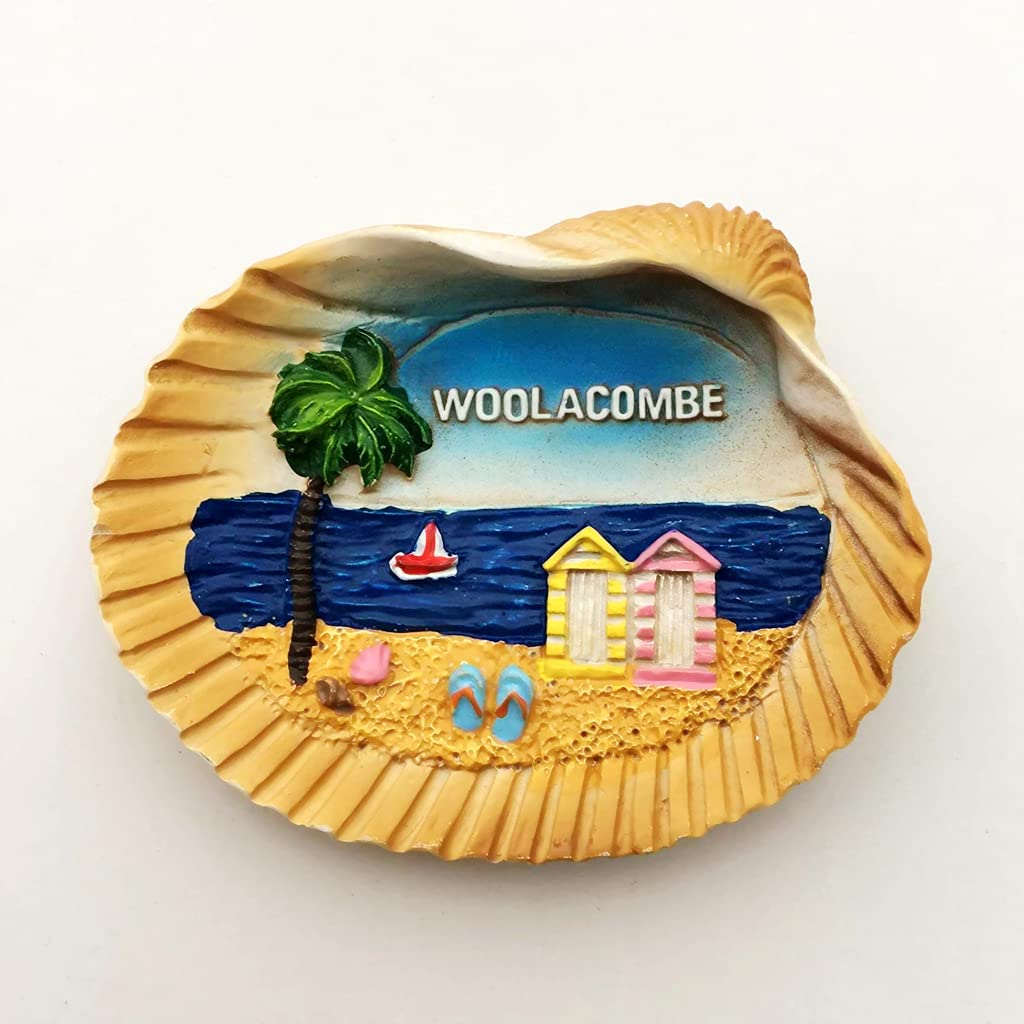 Beach Woolacombe England Fridge Magnet Refrigerator Magnet Decoration Magnet Sticker Souvenir Resin Crafts