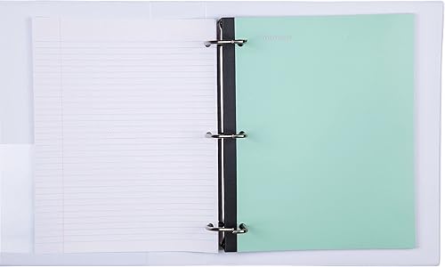 Miniatura 10 de Mintra Cuaderno inalámbrico, paquete de 3, 80 hojas de papel, rayado universitario (verde salvia, salmón, lavanda)