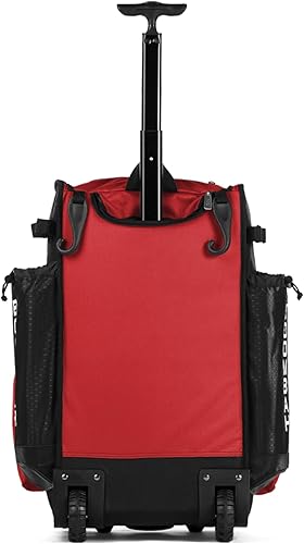 Miniatura 2 de Boombah Rolling Superpack 2.0 - Bolsa de equipo de béisbol y sóftbol, 23-12 x 13-12 x 9-12 pulgadas, varios colores, mango telescópico y capacidad