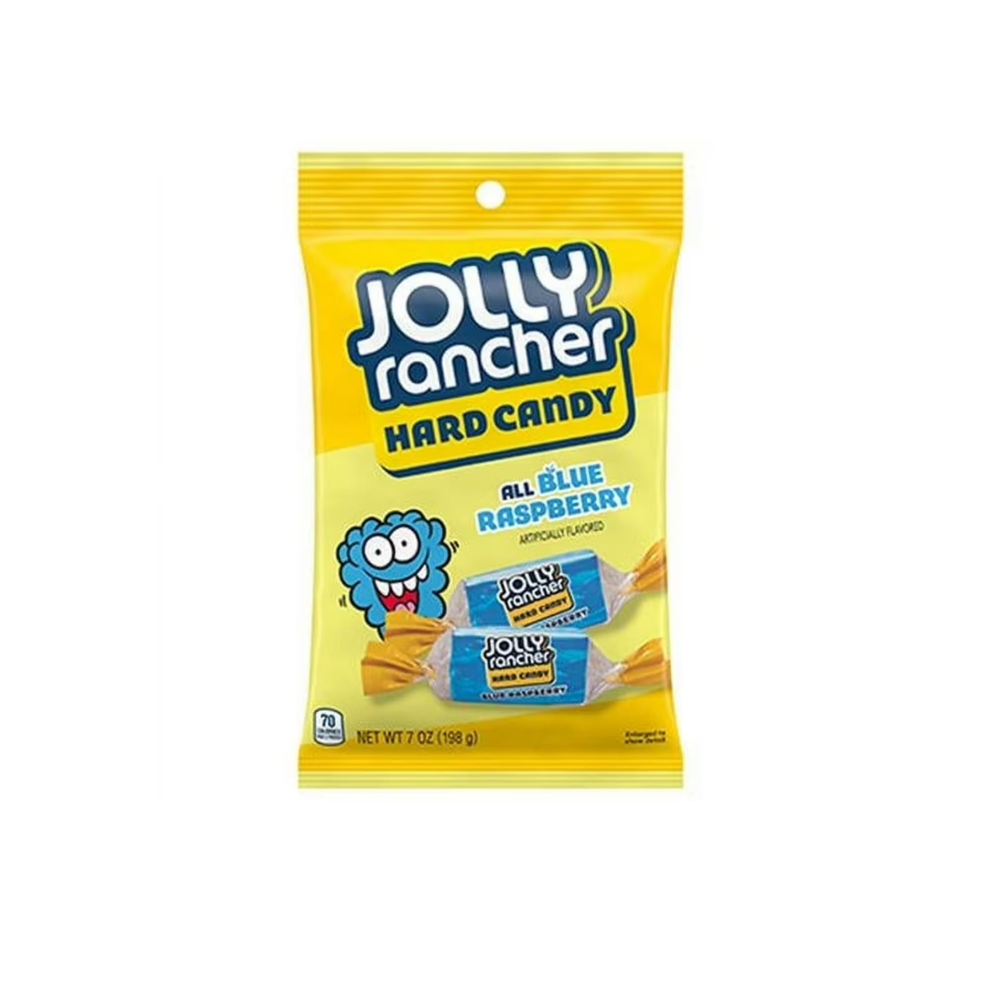 Jolly Rancher Blue Raspberry - Pack of 3 Bags - 7 oz Bags - Perfect for Sharing with Others - Sweet Treat Anywhere and Anytime