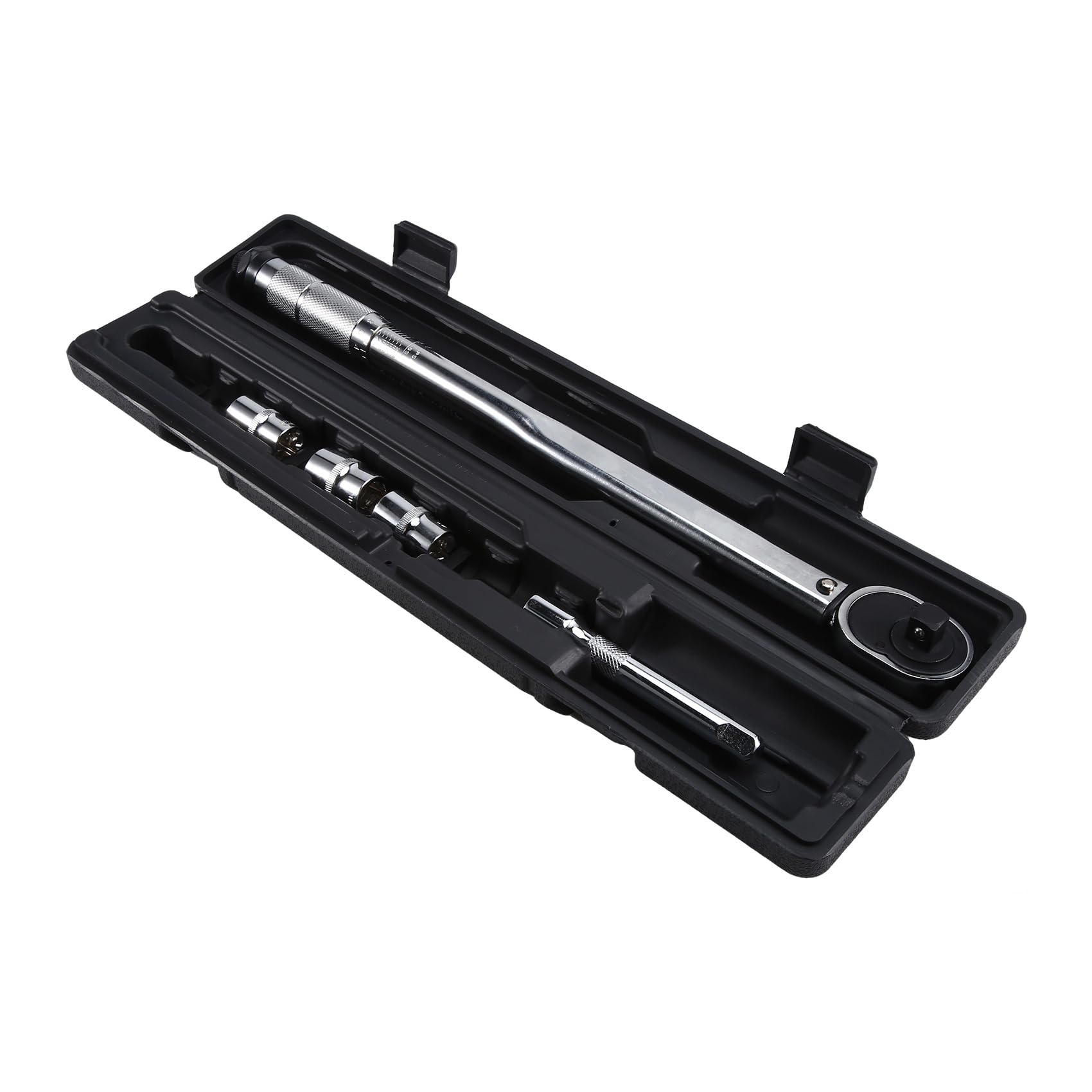 Jnchdghwa As Shown 5Pcs Torque Wrench Set Adjustable Wrench Tool Kit For Car Repair Maintenance Garage Mechanical With Extension Sockets