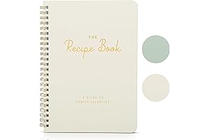 ZICOTO Aesthetic Blank Recipe Book – Capture Your Culinary Creations