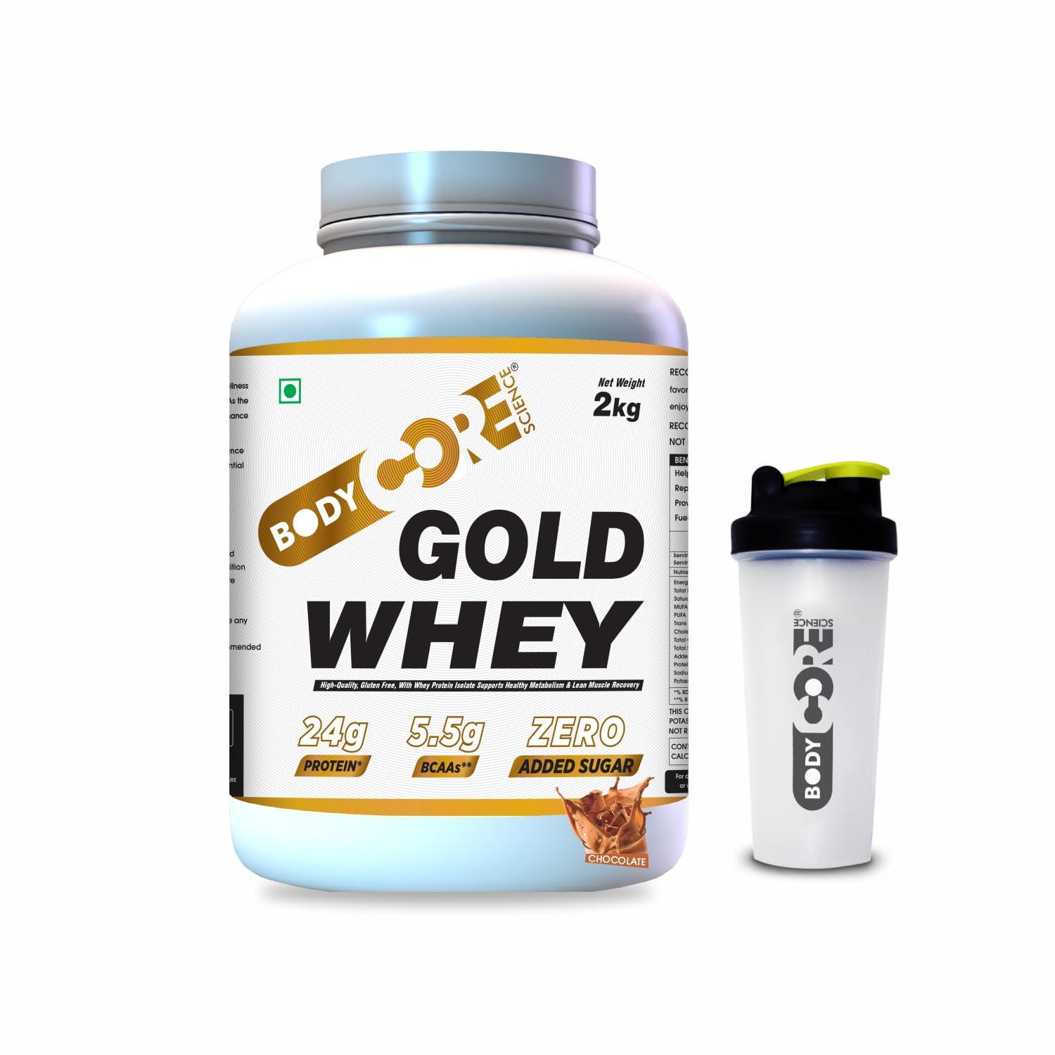 Body Core Science Gold Whey White | Whey Protein |(Chocolate-2Kg) With Shaker (B0BMVSTY1H) Amazon Price History, Amazon Price Tracker