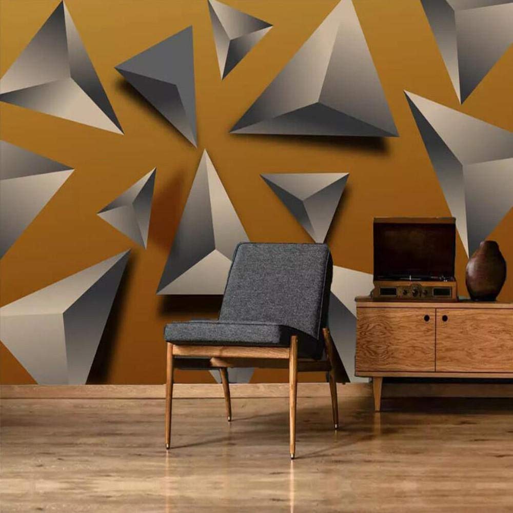 Papier peint géométrique 3D 200x140 cm WLLLO