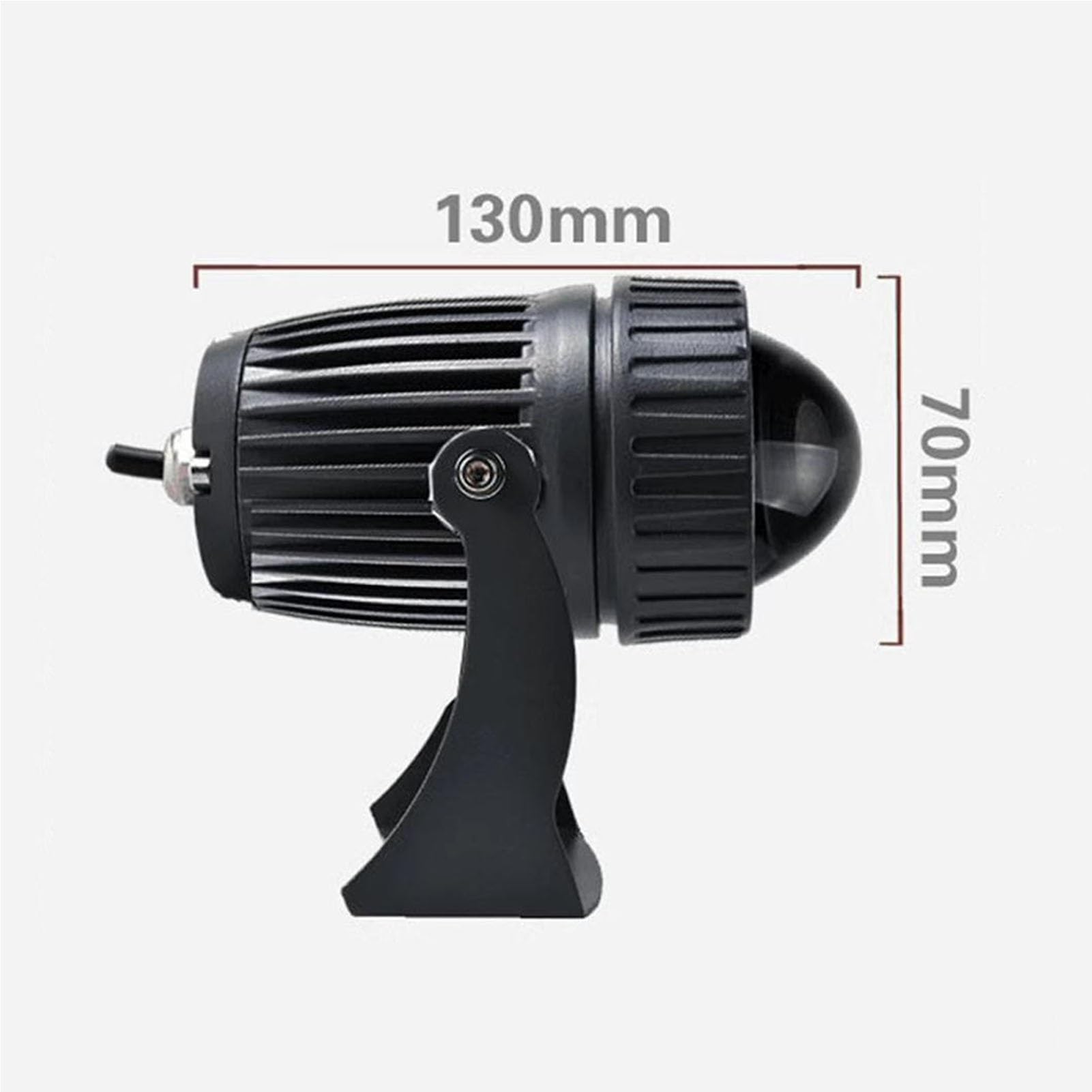 Proyectores LED - Focos para Exterior, Foco De Haz Estrecho De 10W, Foco De Luz LED Resistente Al Agua IP65, Foco LED Ajustable De Larga Distancia, para Exteriores De Edificios, Bodas(White)