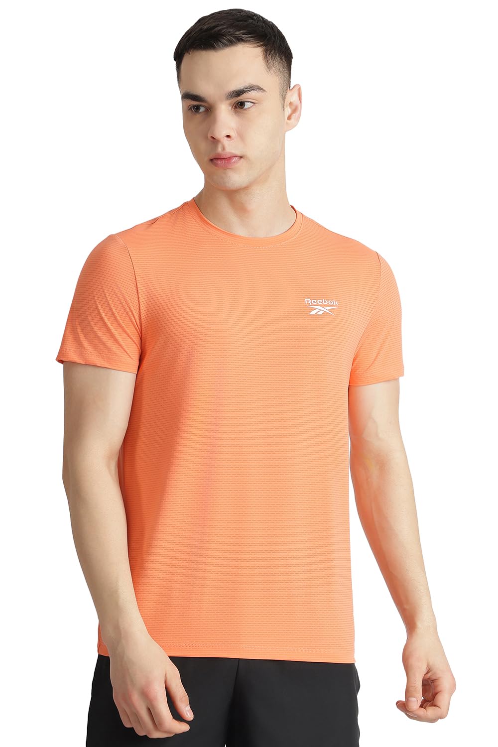 Reebok Men's Solid Regular Fit T-Shirt-picture-32