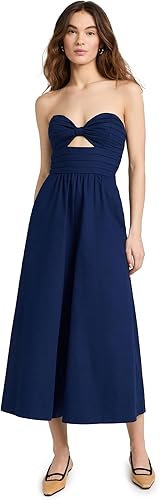 AMUR Women's Lulee Jumpsuit, Navy, 4