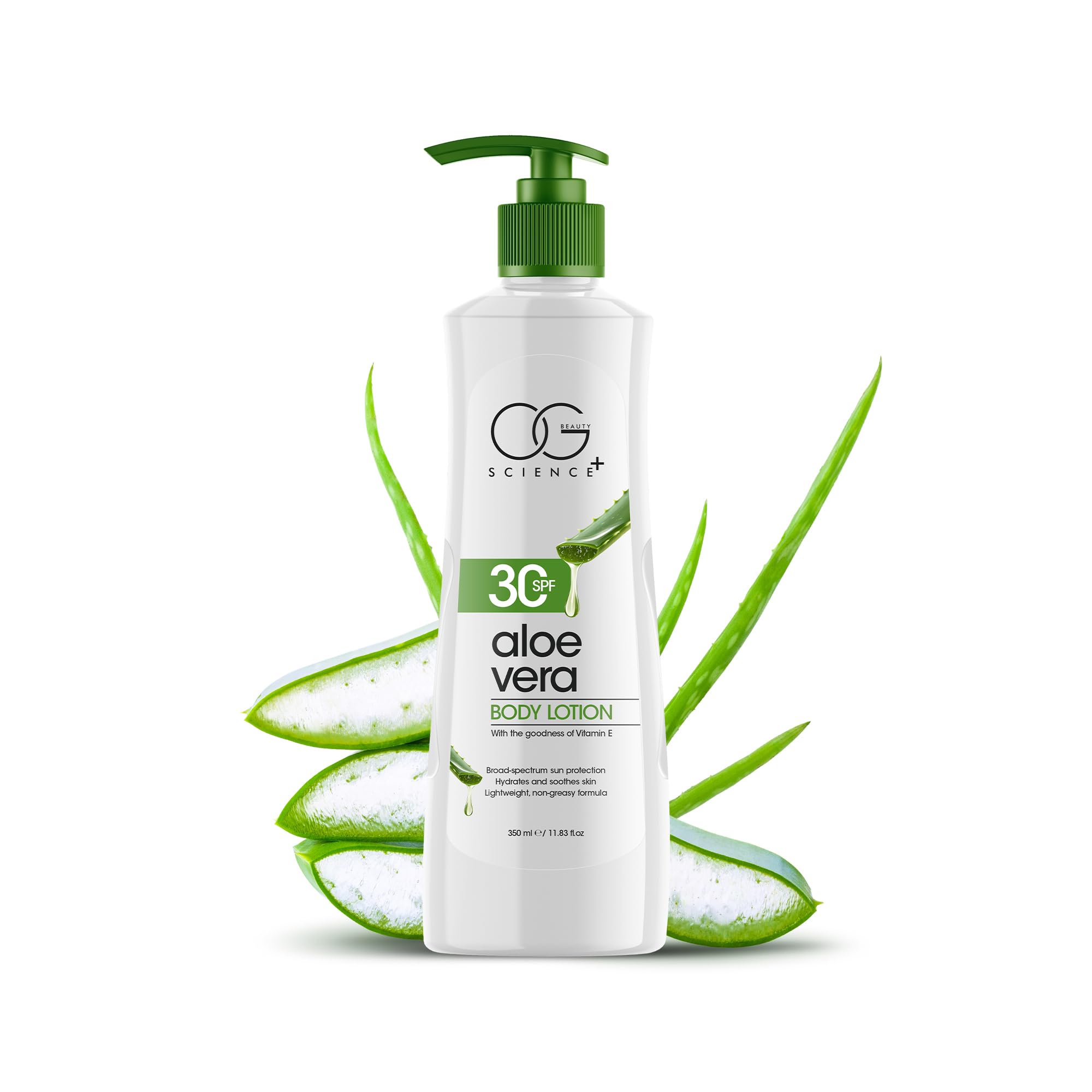 OG Beauty Science+ SPF 30 Body Lotion | Hydrating & Nourishing Formula with Aloe Vera, Vitamin E & Glycerine | Broad-Spectrum Sun Protection | Lightweight, Non-Greasy Moisturizer for All Skin Types – 350ml-image-13