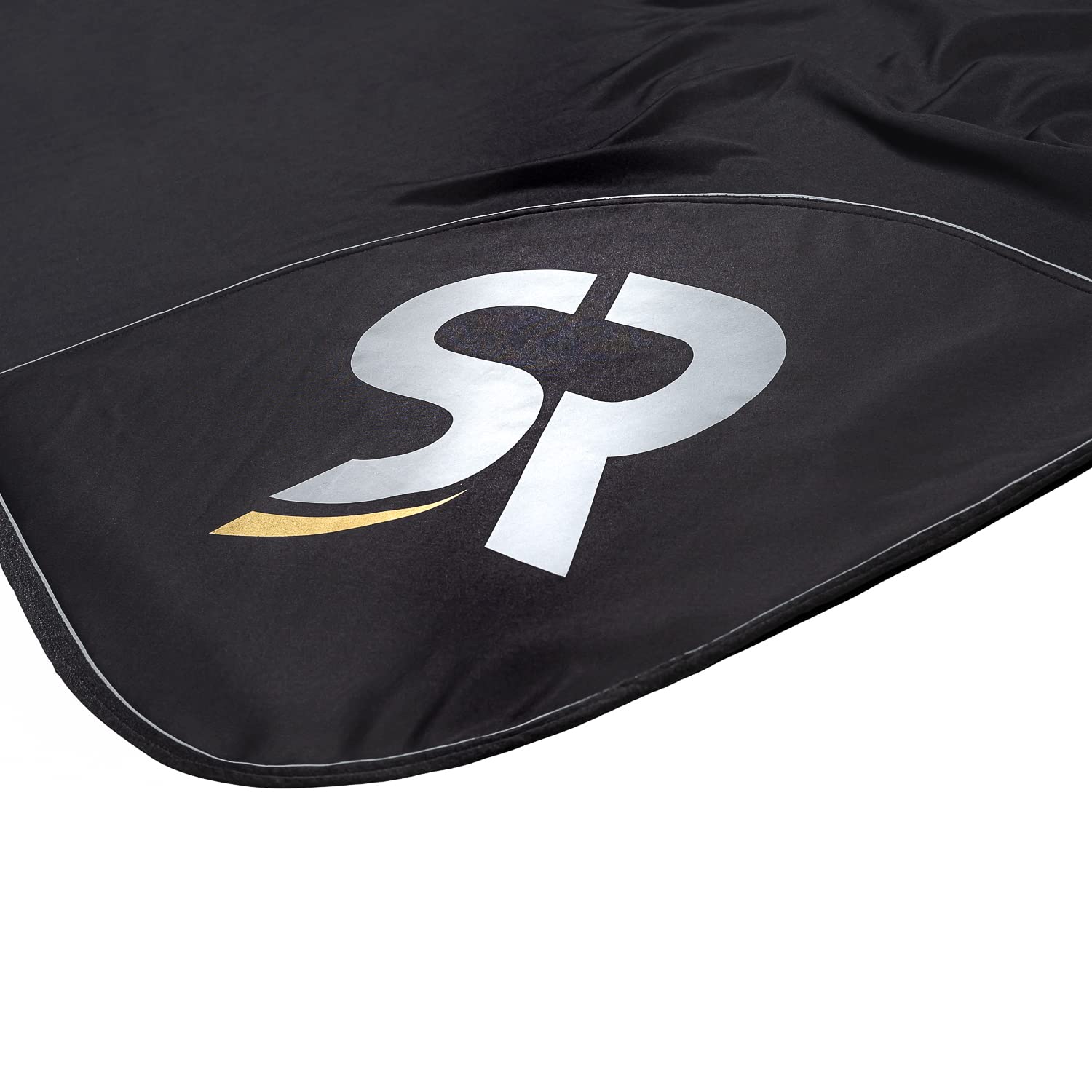 SUNRIDE Manta refrescante para Caballos (Boston) Fabricada en Softshell con Forro Polar - Secado rápido, Reflectante y Repelente a la Suciedad (135 cm, Negro)