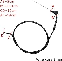 Vista 4 de AHL Cable de embrague compatible con Yamaha XV250 Virago 1995-2007 / XV250 V-Star 2008-2014 / Route 66 XV250 1988-1990 / XV125 Virago 1990-2013