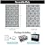 HUGEAR Outdoor Rug for Patios Clearance,Waterproof Mat,Large Outside Carpet,Reversible Plastic Straw Camping Rugs,Rv,Porch,Deck,Camper,Balcony,Backyard (5x8,Danica/Black&White)