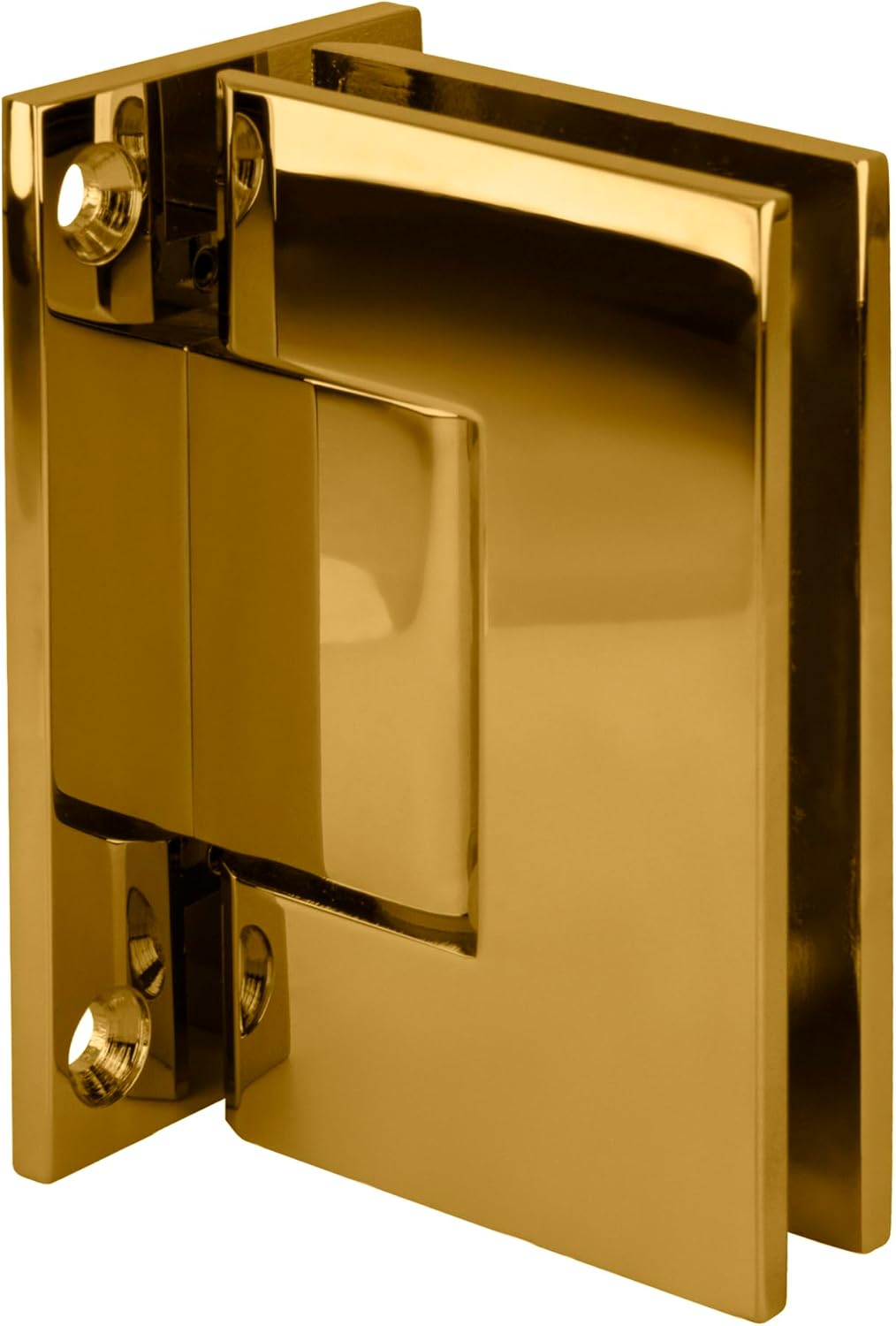 C.R. LAURENCE GEN037BR CRL Brass Geneva 037 Series Wall Mount Full Back Plate Standard Hinge