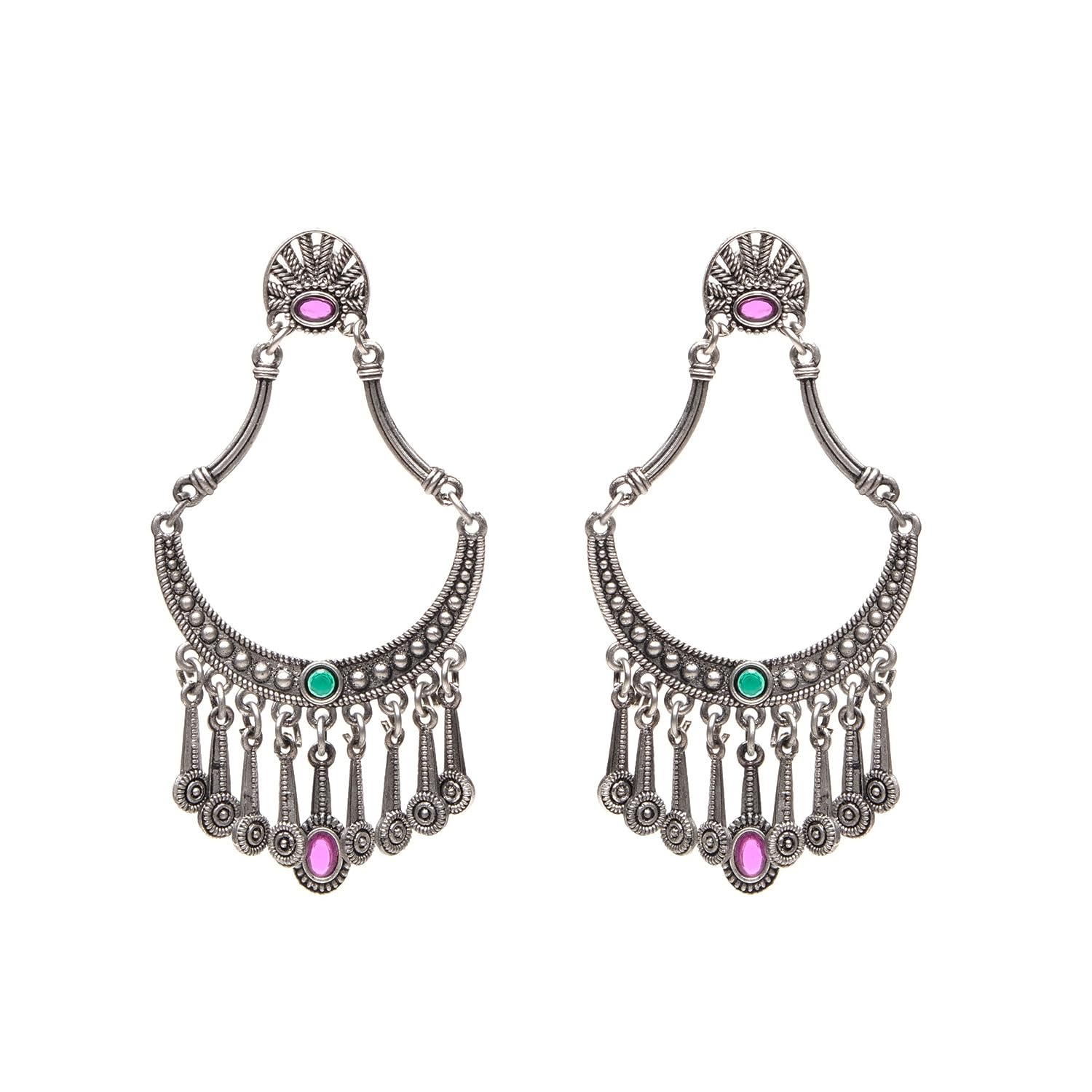 See full amazon price history chart for XPNSV Luxury Pranali Silver Oxidised Earrings,Jewellery Gift Set for Women & Girls | Anti Tarnish, Light Weight, Diwali Special Jewellery for Women, Girls and Her (Ruby) XPNSV Luxury Pranali Silver Oxidised Earrings,Jewellery Gift Set for Women & Girls | Anti Tarnish, Light Weight, Diwali Special Jewellery for Women, Girls and Her (Ruby) (B0CKXWH24L) Amazon Price History, Amazon Price Tracker