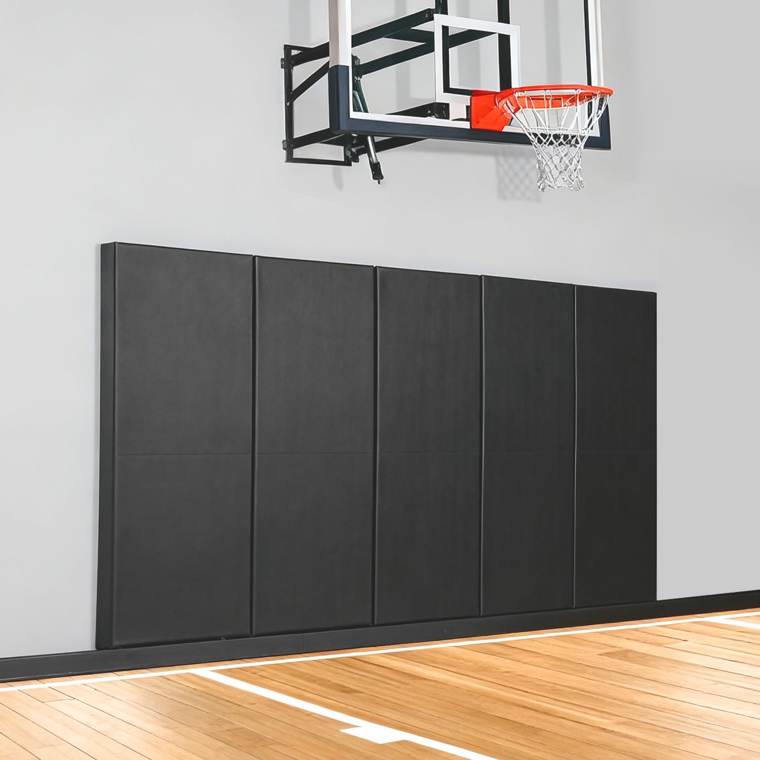 Wall Pads for Gym 2″ Thick Wall Padding Basketball Court Garage Wall Mount Protector Anti Collision Mat for Kids Removable Fold Thick Exercise Mats for Basement Taekwondo