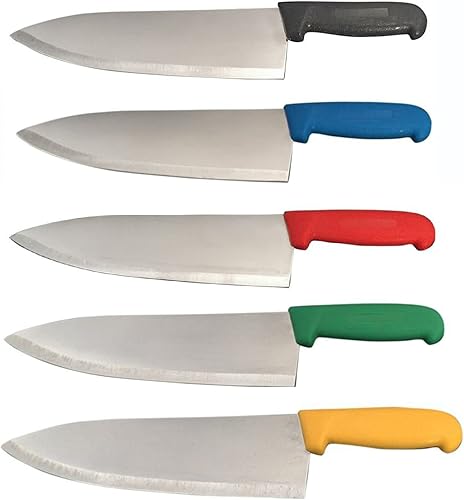 Cozzini Cutlery Imports Cuchillo de chef de 10 pulgadas, elige tu color, cubiertos de cocina comerciales afilados, cuchillos de cocina (1 de cada