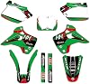 Graphics Sticker Kit Decals Compatible with 1992 1993 Kawasaki KX125 KX250 KX 250 125 and Free Custom Number