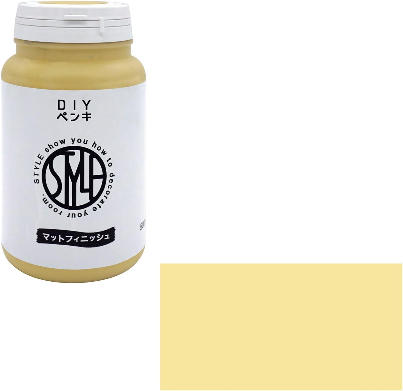 Amazon Co Jp ニッペ Style Diyペンキ ムーンイエロー 500ml ホビー Amazon Co Jp ニッペ Style Diyペンキ ムーンイエロー 500ml ホビー