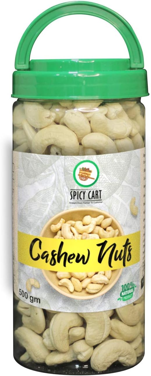Spicy Carte Premium Cashews, 500gm