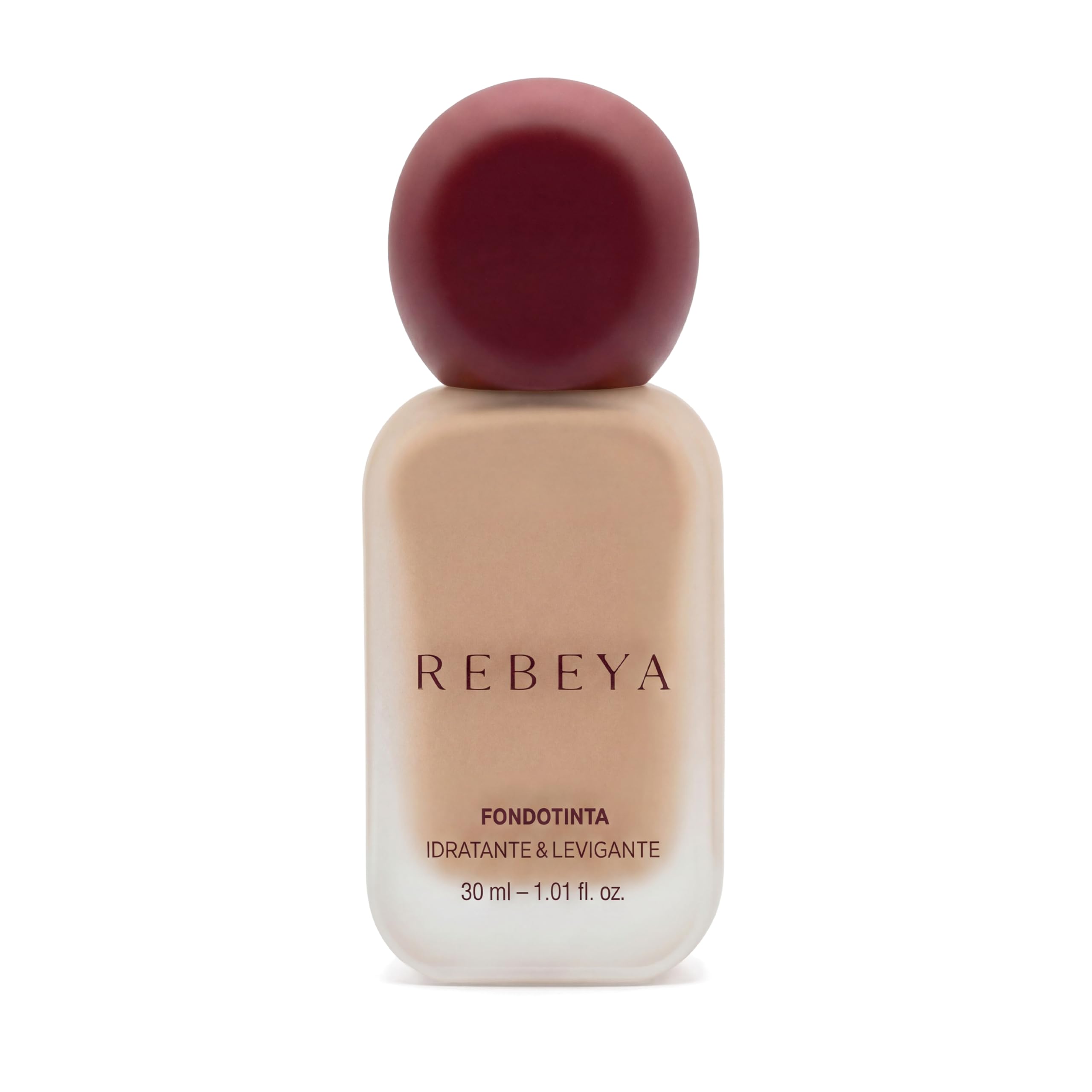 REBEYA Base de Maquillaje Cobertura Total Hidratante 02 con Niacinamida – Base Maquillaje Efecto Segunda Piel, Maquillaje Fluido Luminoso de Larga Duración para Piel Grasa, Madura y Mixta