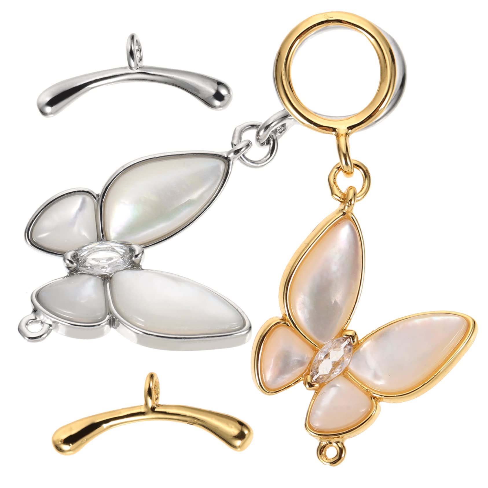 TEHAUX 10piezas Extensores De Cadena Cierres De Conectores De Joyas Para y Pulseras Accesorios De