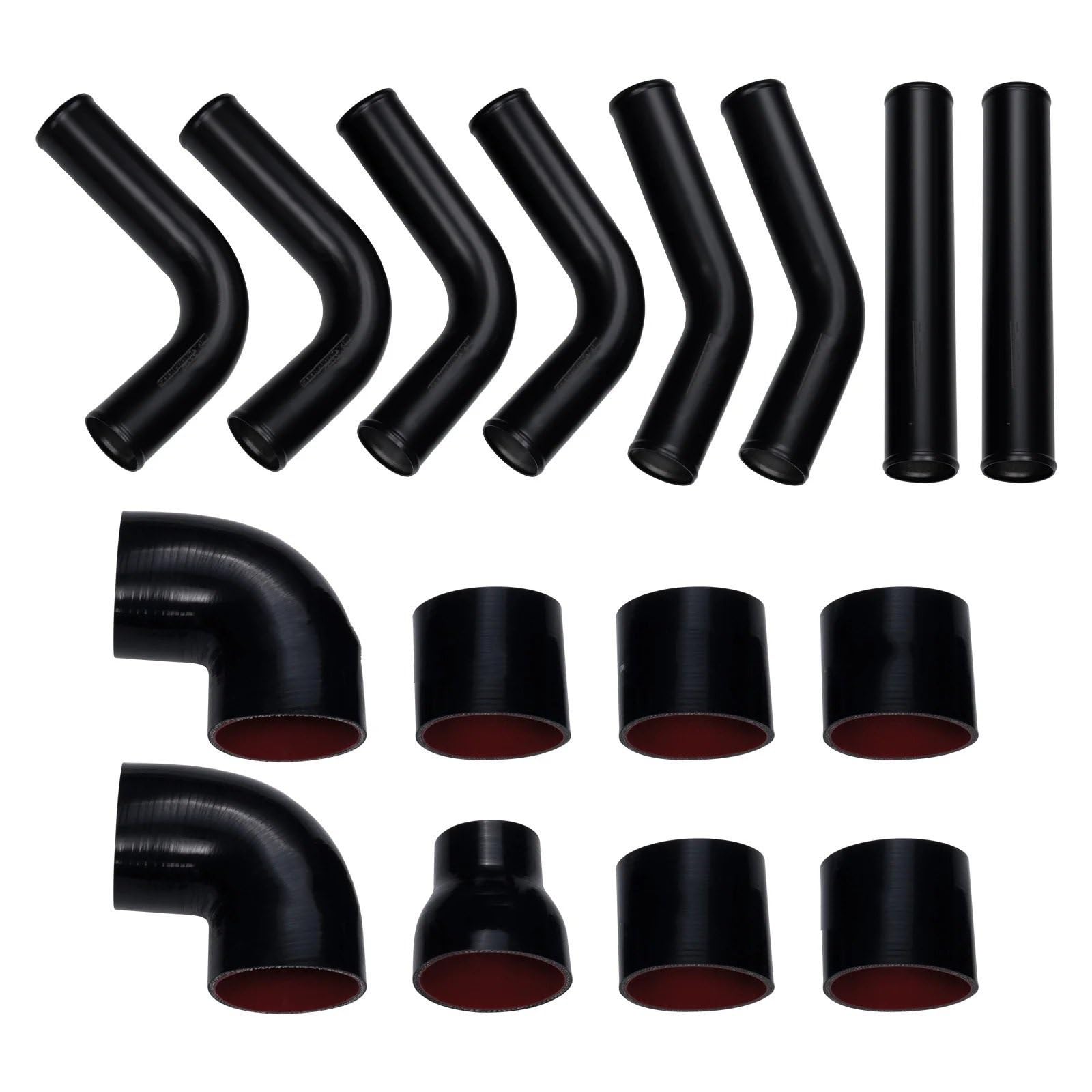 Pression Convertisseur Valve Kit 12 pièces pour E46 325i 2001 2002-2007 T3 T4 Turbo + refroidisseur intermédiaire + collecteur + BOV + soupape décharge