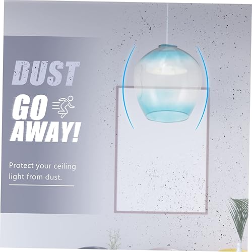 Miniatura 7 de Reemplazo de pantallas de lámpara de cristal, 5.9 pulgadas de alto, pantalla de cristal transparente de repuesto, cubierta de luz de pantalla de