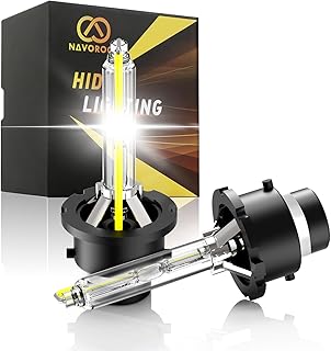 Xenon D2S HID Bulbs, High Low Beam D2S HID Headlight Bulb 6000k Cool White, 35W Xenon Light Bulbs OE 85122 66240 66040 66240CBI Headlight Replacement, IP67 Waterproof,Pack of 2