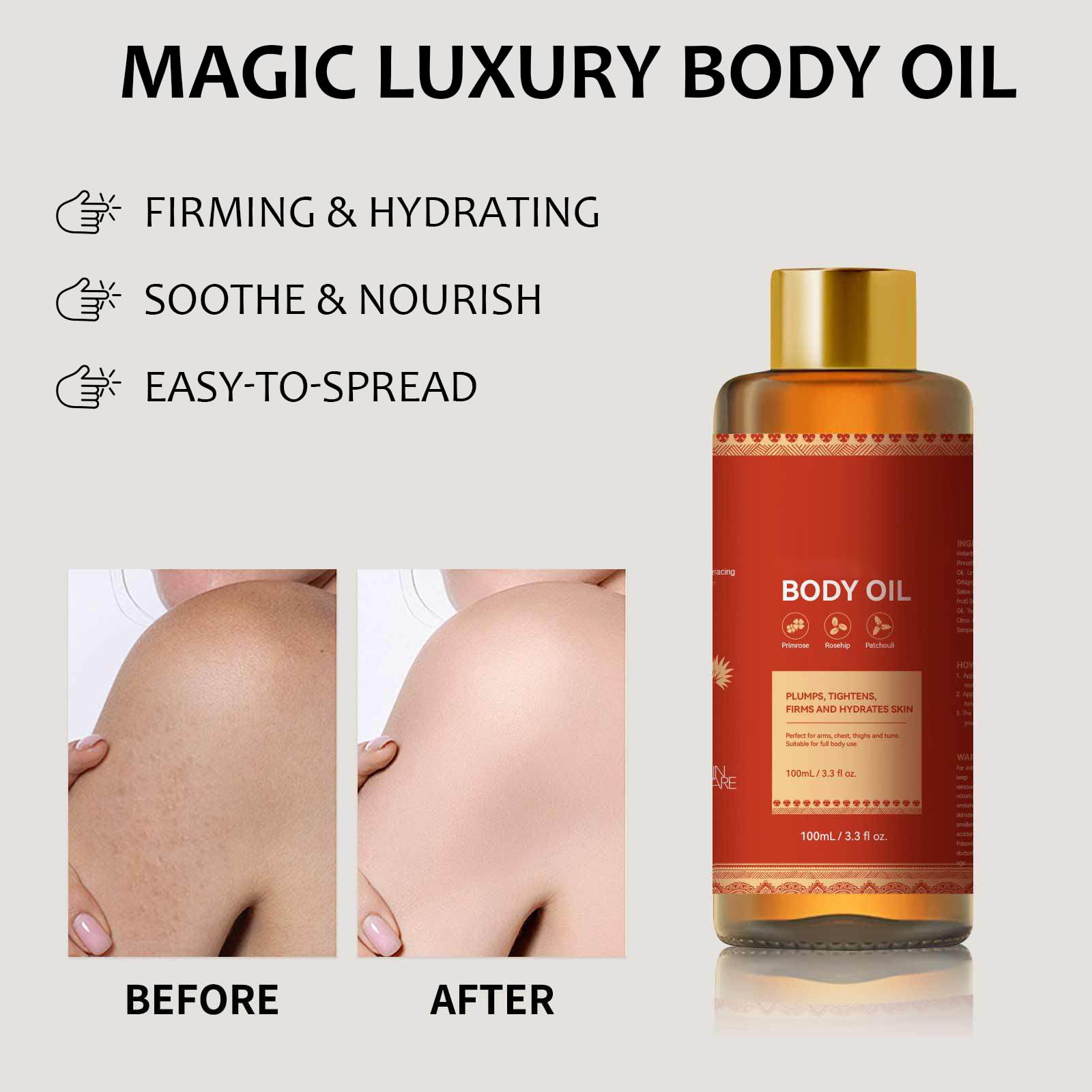 Glow Remedy Oil With Rosehip, Magic Luxury Body Oil, Enhance Elasticity & Reduce Loose Skin For Women - Image 2