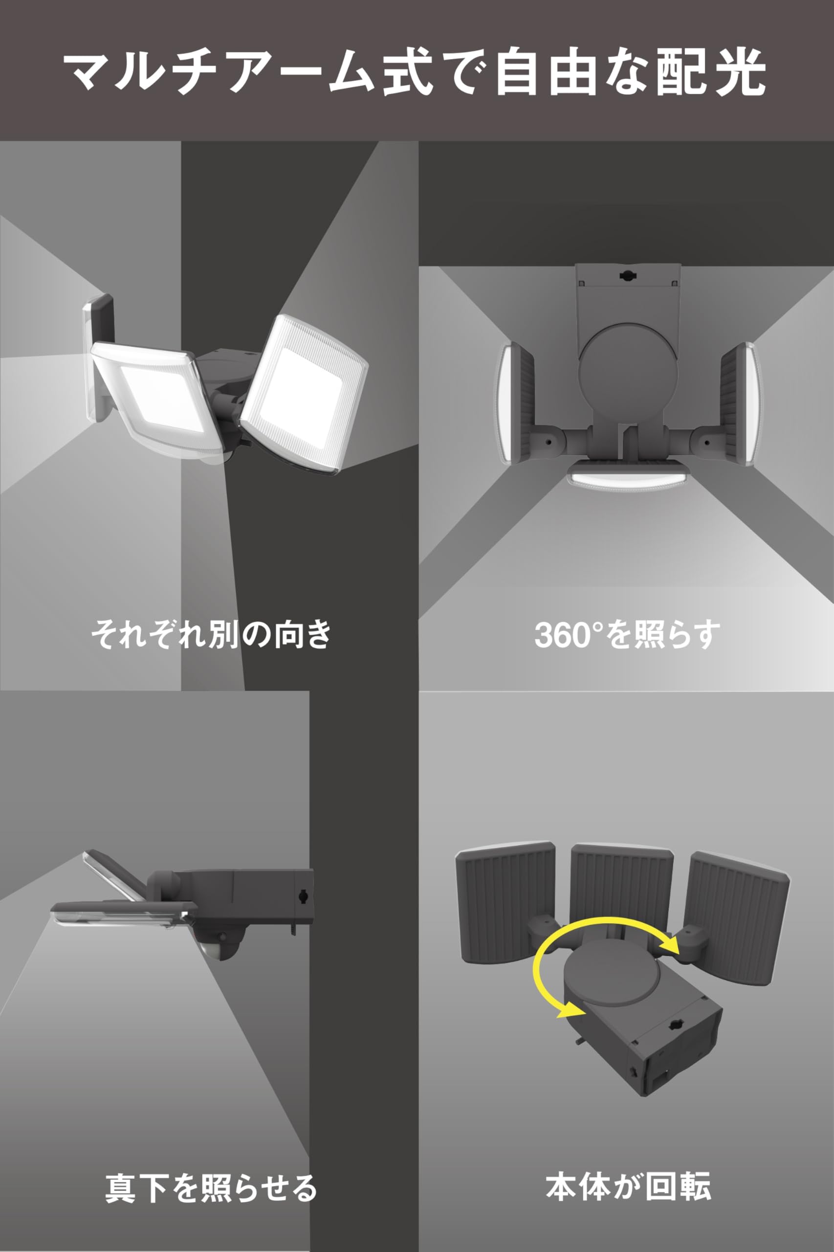 Amazon | ムサシ(MUSASHI) LEDセンサーライト センサーライト