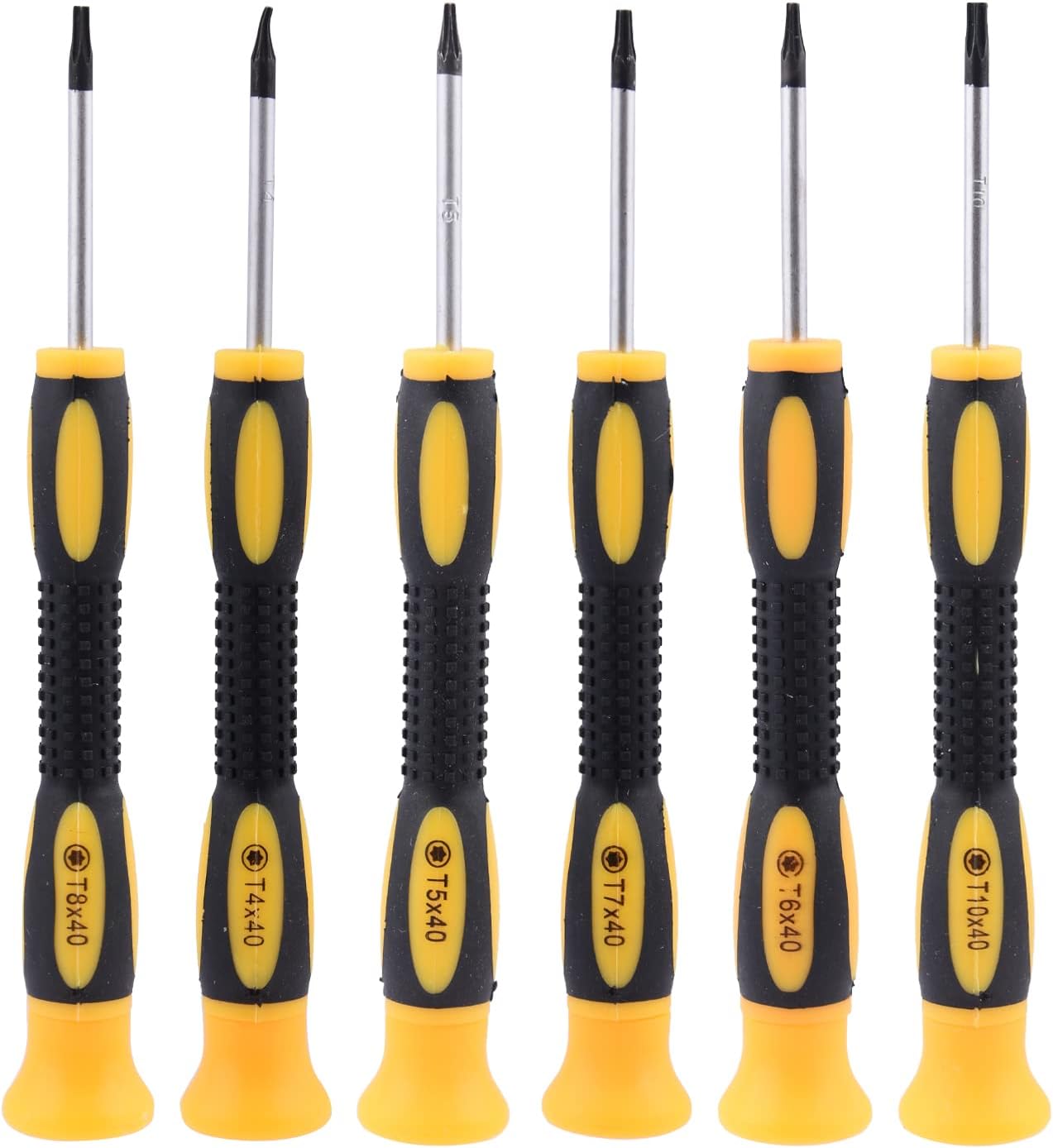 Screwdriver Set of 6, Torx Star Head Screwdriver Set