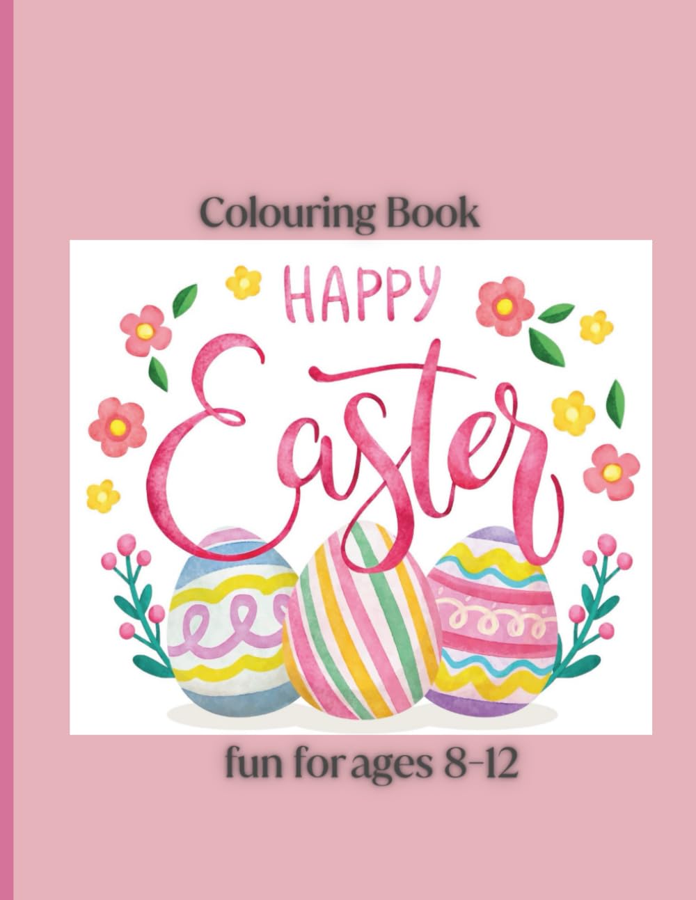 Happy Easter colouring book