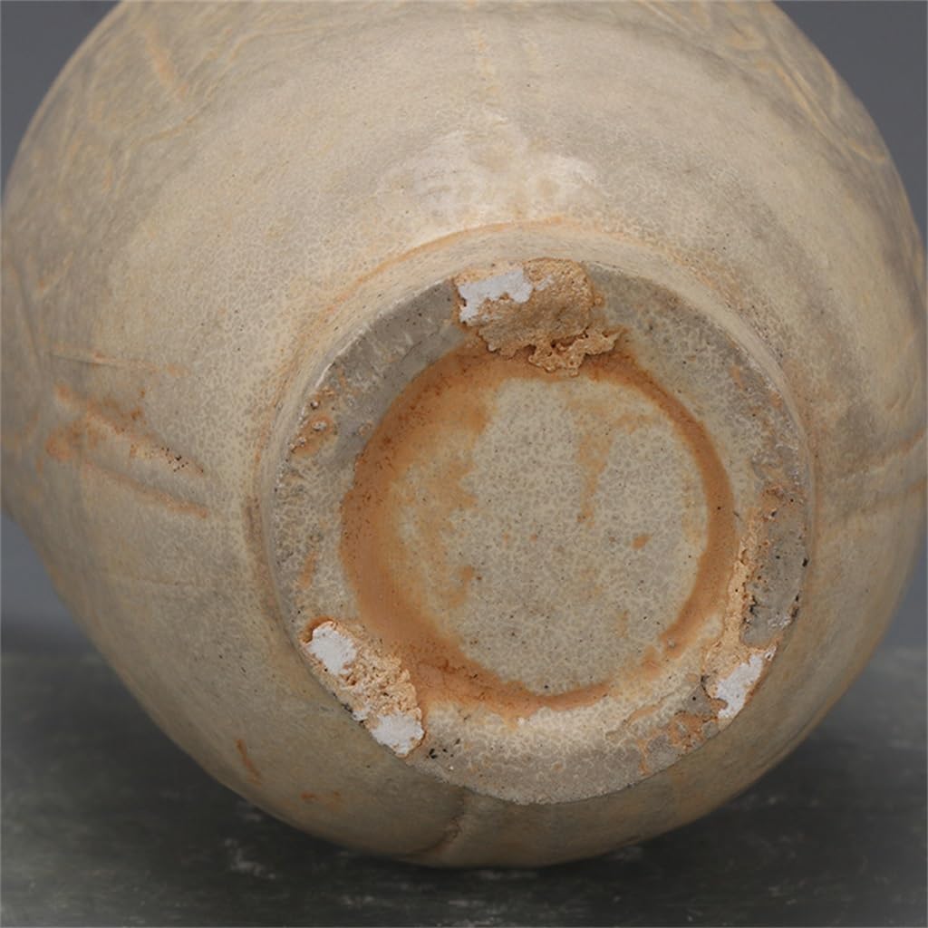 FMURY Hutian Kiln White Glaze Handle Pot Antique Imitation Excavated Ancient Porcelain Ornaments Collectibles