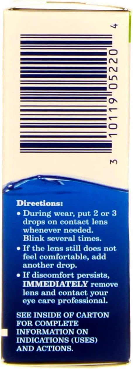 Bausch & Lomb ReNu MultiPlus Lubricating and Rewetting Drops 0.27 oz (Pack of 5)
