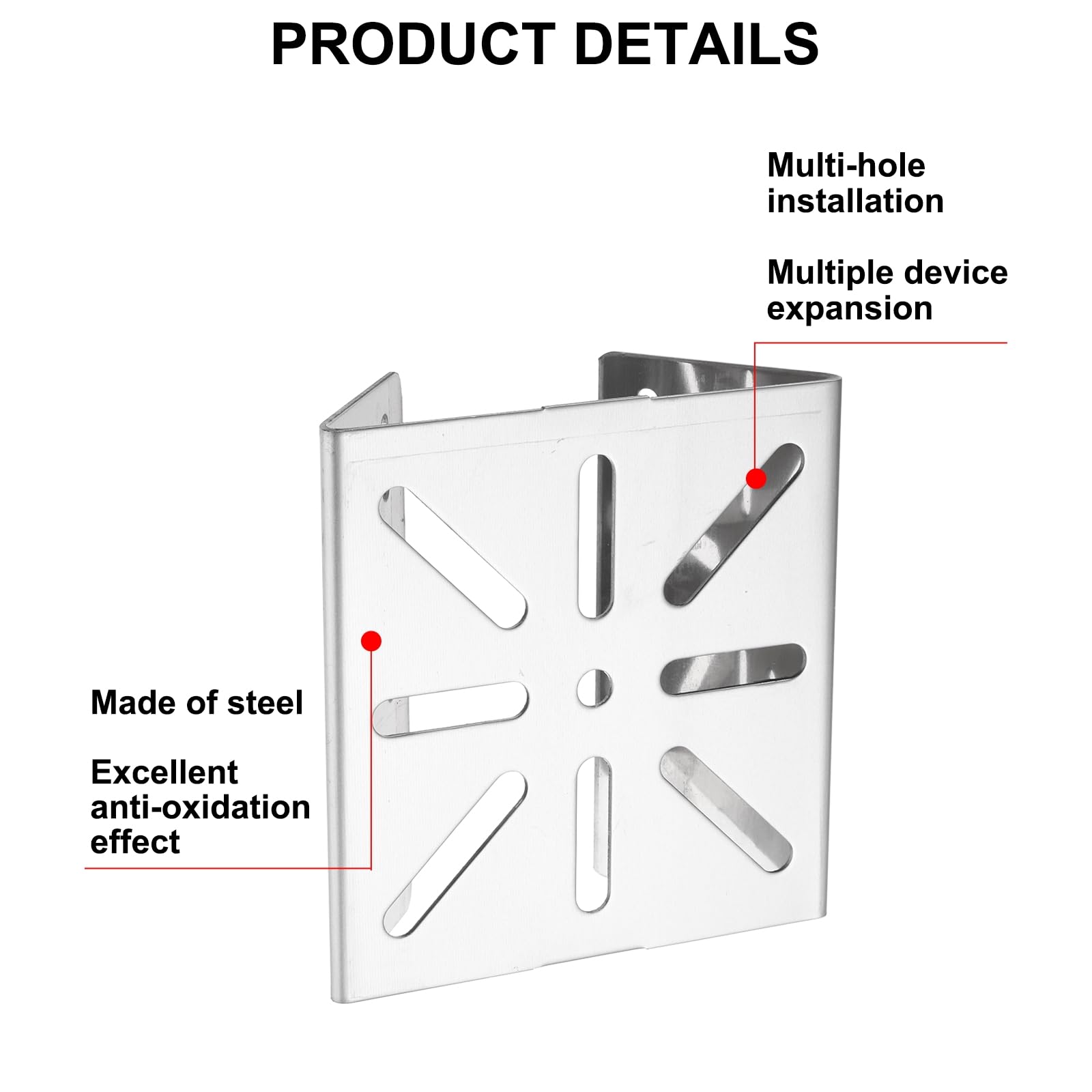 PATIKIL Vertical Pole Mount Bracket 4.1 Inch - Image 4