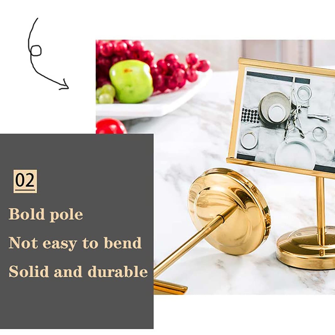 3 soportes para números de mesa, soporte para tarjetas, soporte de acero inoxidable, varios tamaños plateados, soportes para números de mesa de 4 pulgadas y 6 pulgadas para bodas/4 pulgadas (4 pulga