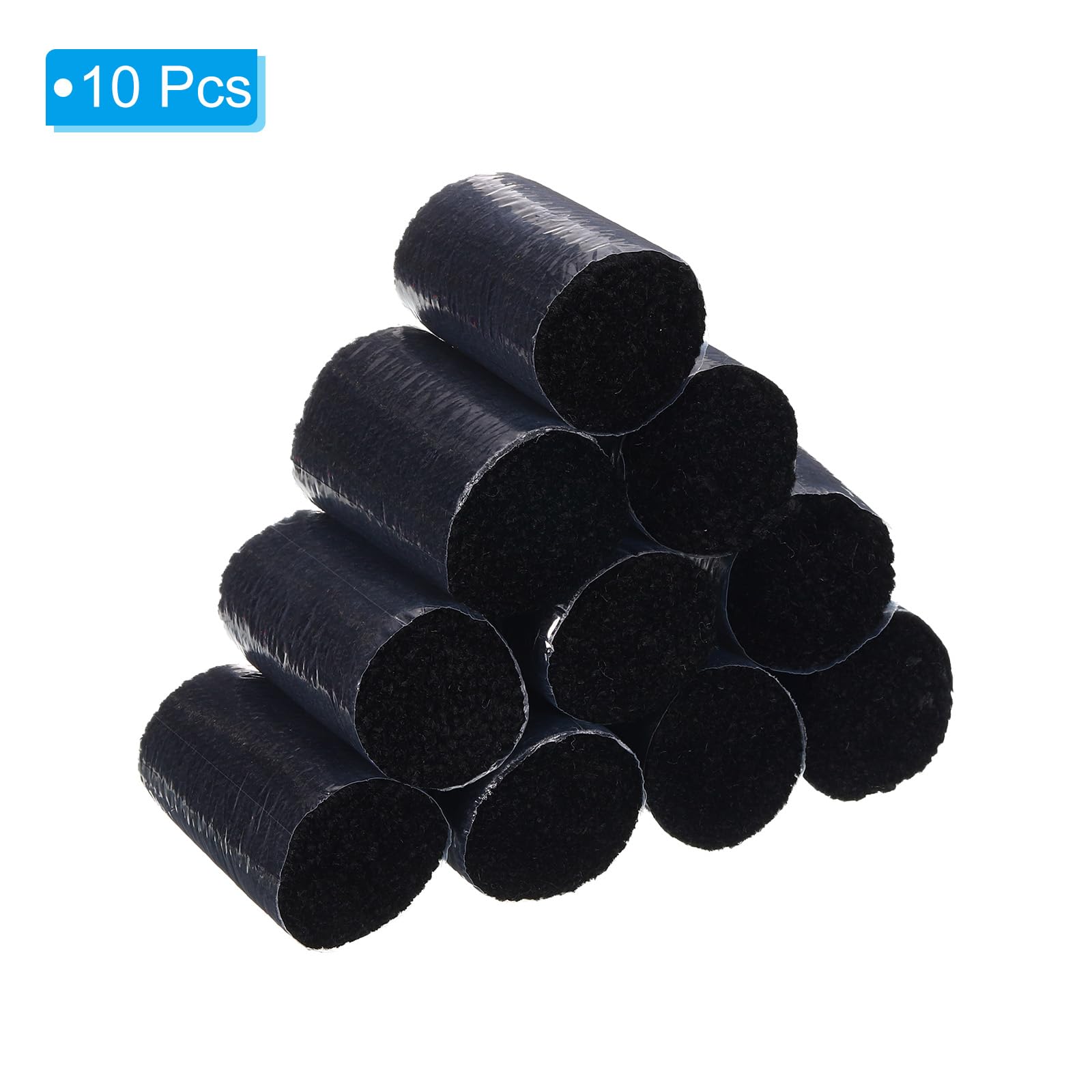 Patikil 10 Rolls Latch Hook Kit, Precut Yarn for Hook Rugs Crochet Bundles, Adults Beginners Tapestry DIY Craft, Black - Image 3