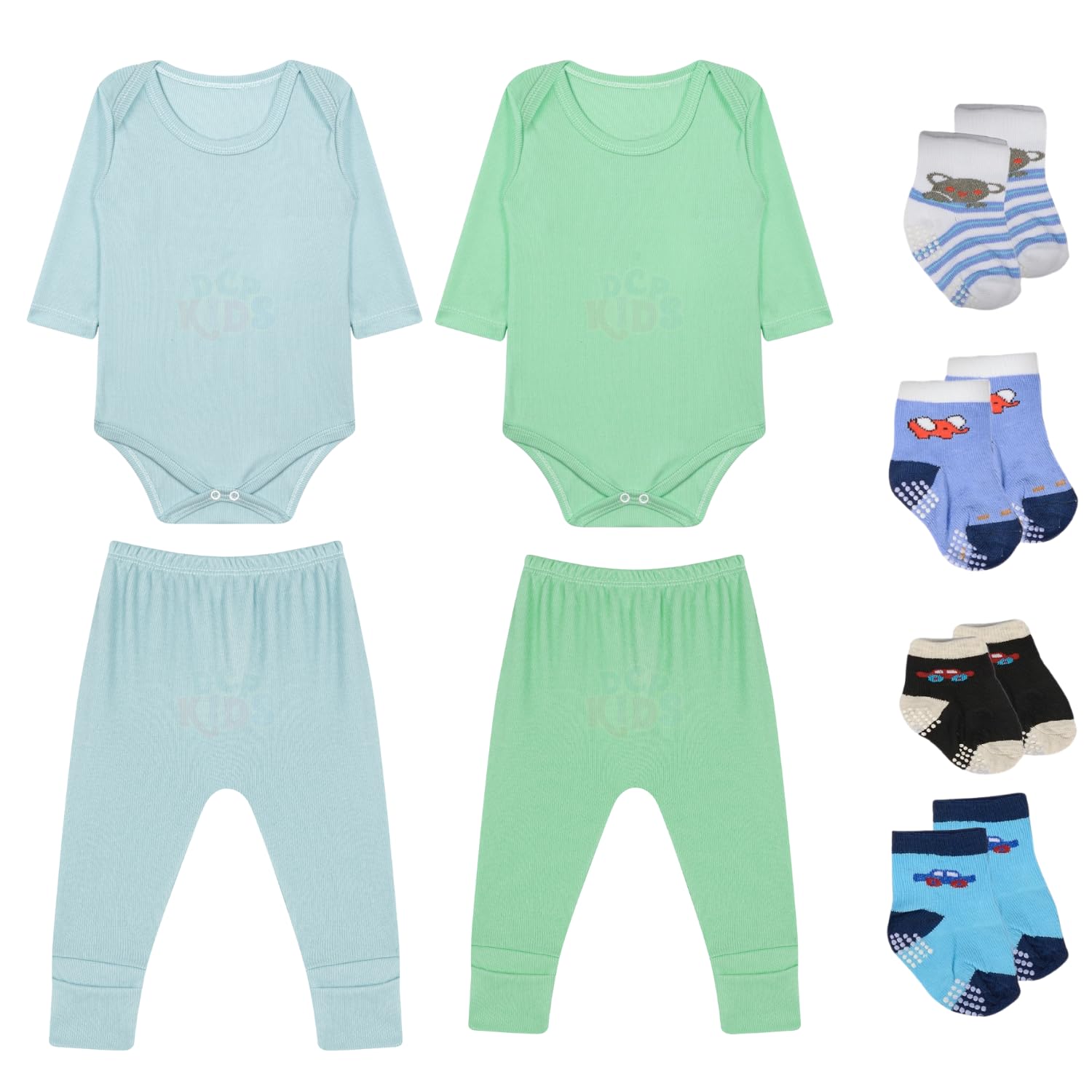 Kit 8 Body Bebê Manga Longa Calça e Meias Canelado Premium Menino em promoção! Veja a oferta e mais achadinhos de Bebês 2 Hoje é o melhor dia para comprar Kit 8 Body Bebê Manga Longa Calça e Meias Canelado Premium Menino com aquele preço maroto! Promoção! Aproveite a oferta! 2