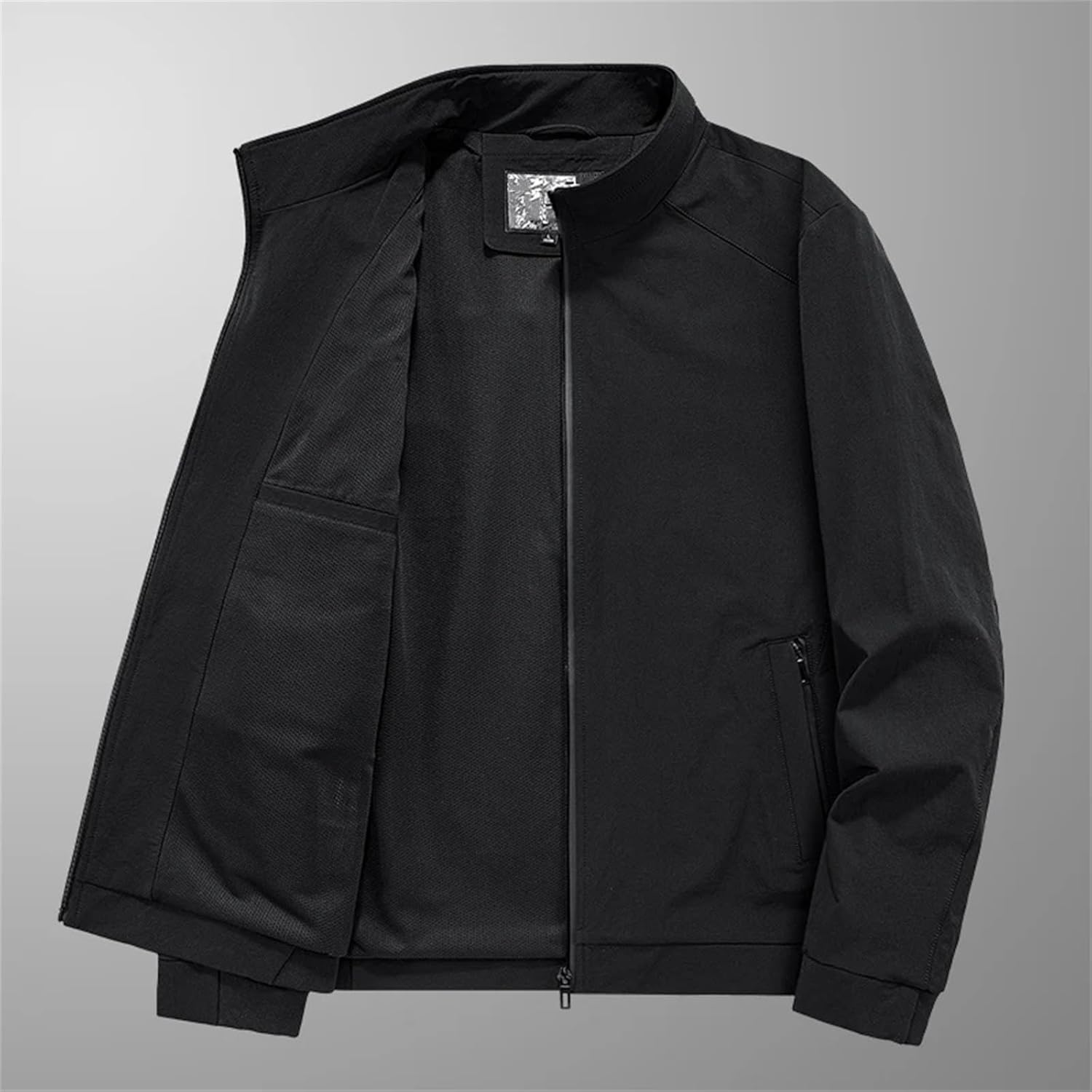 Men's Lightweight Elastic Jacket Outdoor Casual Breathable Thin Top Outdoor Mountaineering Loose Jackets