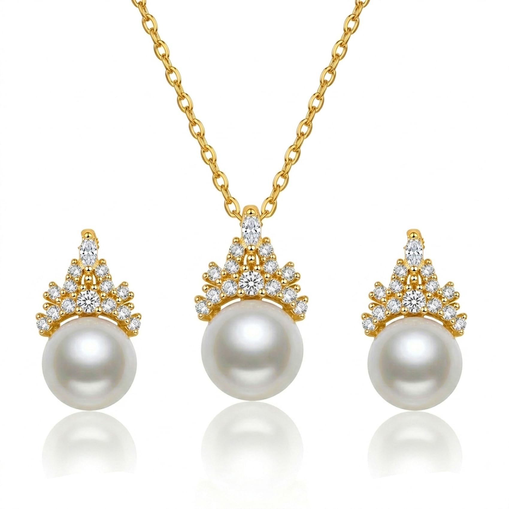 AKOCIDY Freshwater Cultured Pearl Set