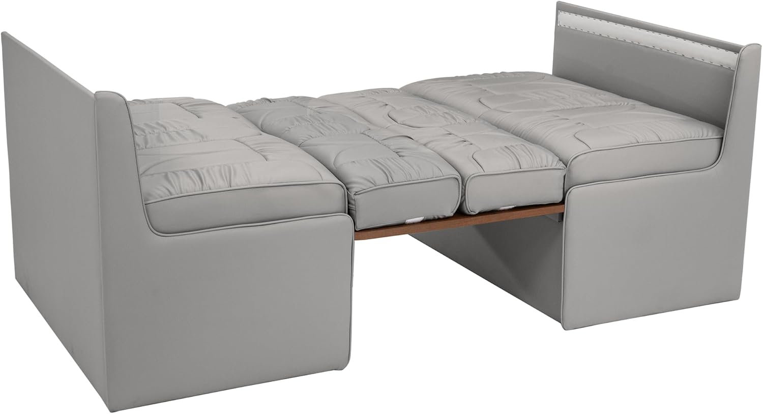 De Leon RV Dinette, Bed with Storage, w/Oak Table, Ultimate Leather, Ash