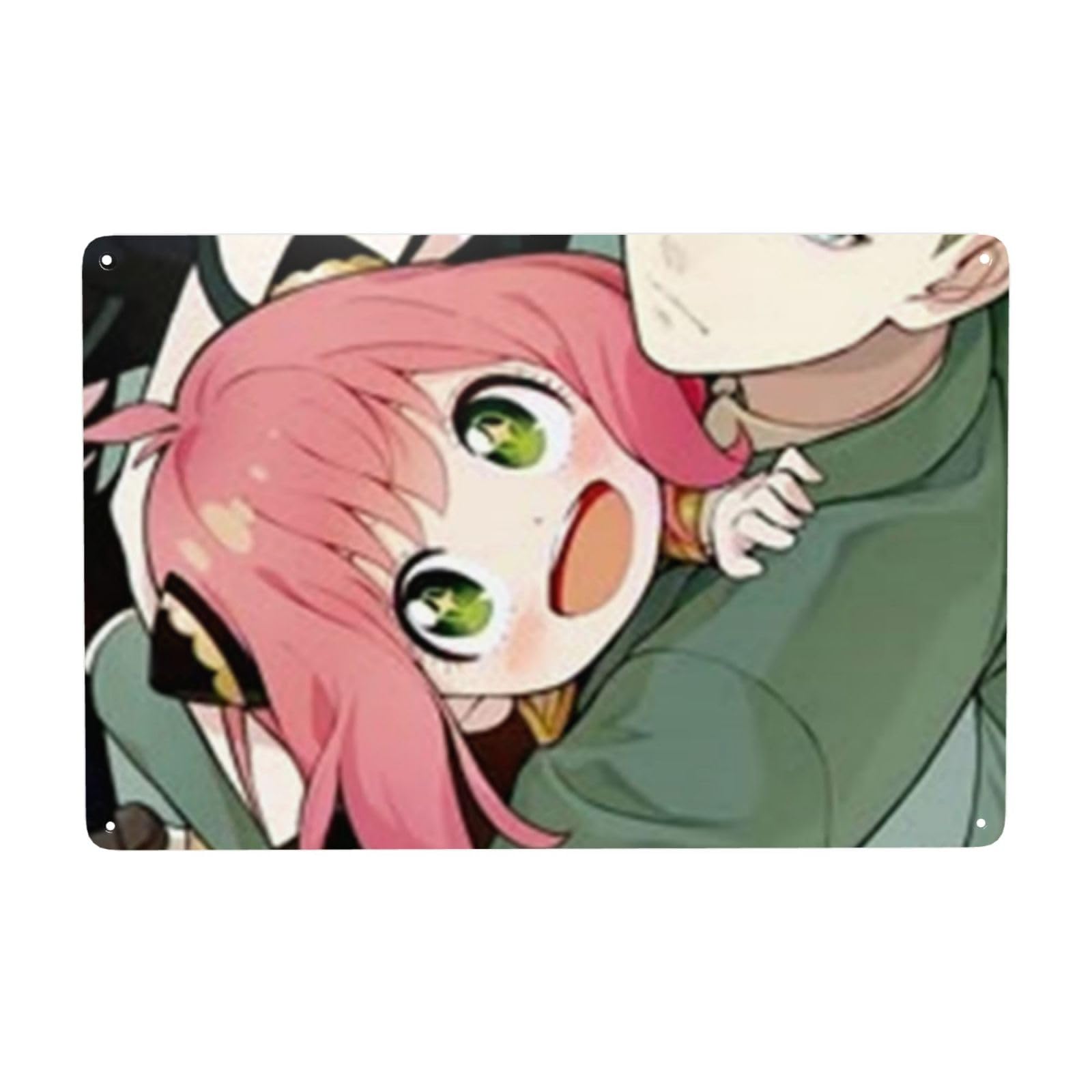 Anya Forger Octagonal Tin Sign Review: Spy x Family Decor