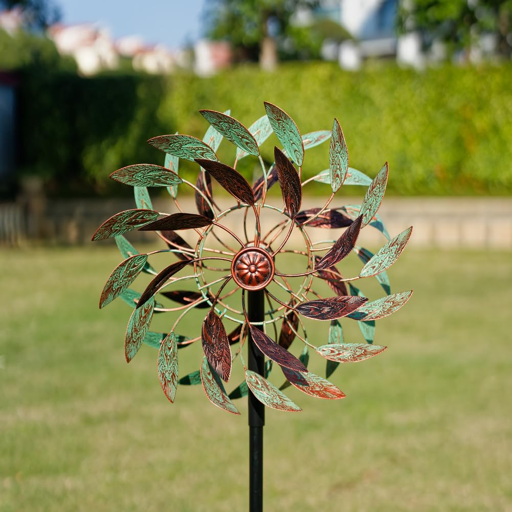 VEWOGARDEN Metal Wind Spinners Outdoor, Kinetic Wind Sculptures VEWOGARDEN Metal Wind Spinners Outdoor, Kinetic Wind Sculptures