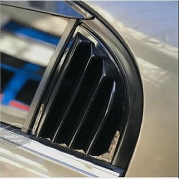 Honda Uyumlu Civic FD6 2006-2011 İçin Kelebek Cam Izgarası Kelebek Cam Vizörü Havalandırma Sağ Sol Takım Parlak Siyah