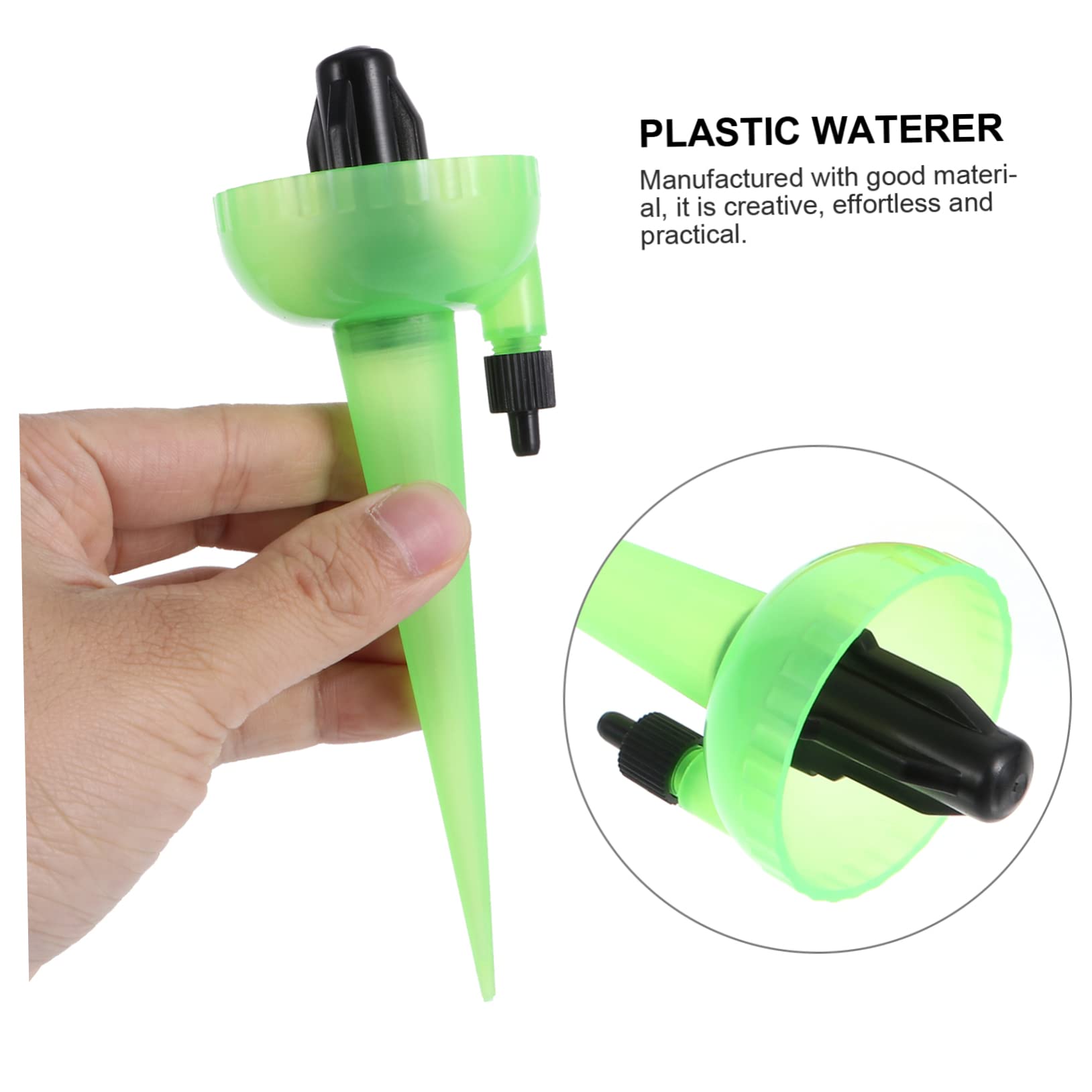 ibasenice 3 Set Irrigatore per Piante Dispositivo Picchetto con Irrigazione Controllo Facile Design Leggero per Casa Mantiene Piante Umide 6 Pezzi*3