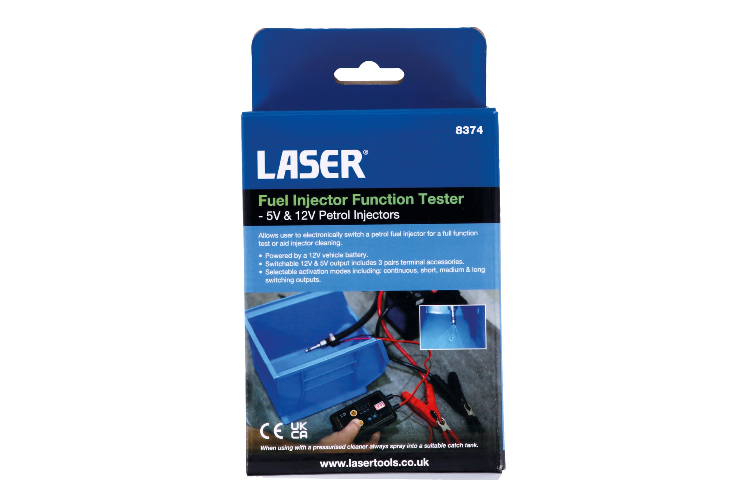 Laser Probador de la función del inyector de Combustible 8374 - inyectores de Gasolina 5V y 12V